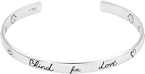 gucci 476900 j8400 0701|Blind For Love' bracelet in silver .